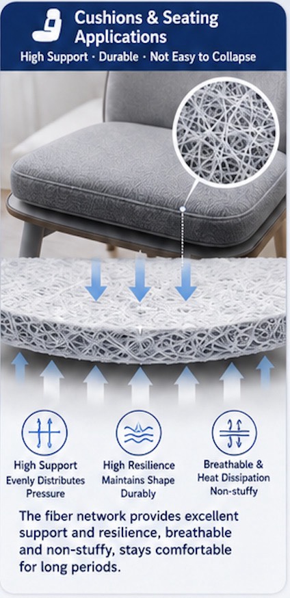 Pressure-Relief Cushion Automotive & Gaming Chair TPU Mesh Support Visual